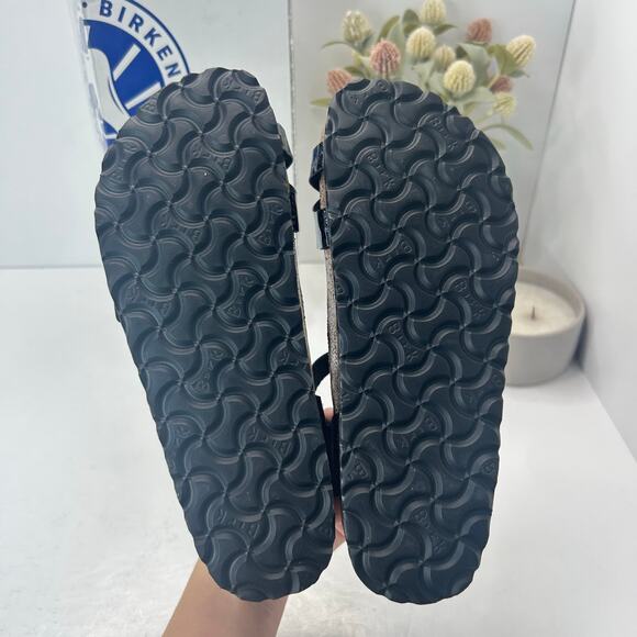 Birkenstock Taormina Sandal Magic Snake Black Silver Women 4/Kids 2 NWB Narrow - Picture 9 of 10